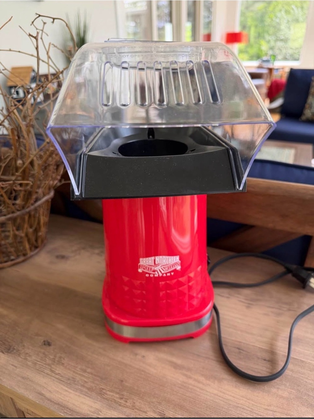 Great Northern Popcorn Company Red Air Popcorn Maker